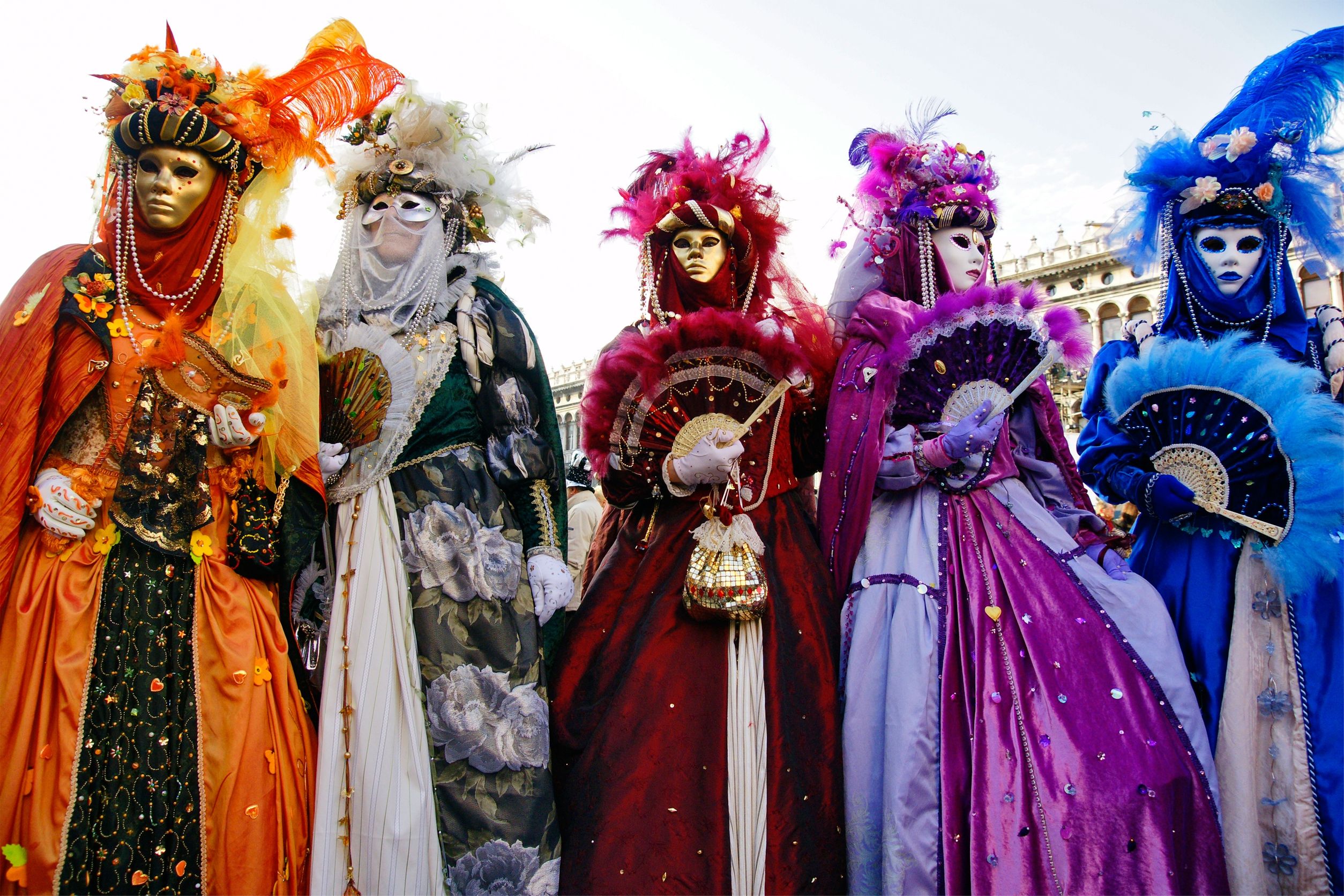 9075816 - group of masks in venice, italy.