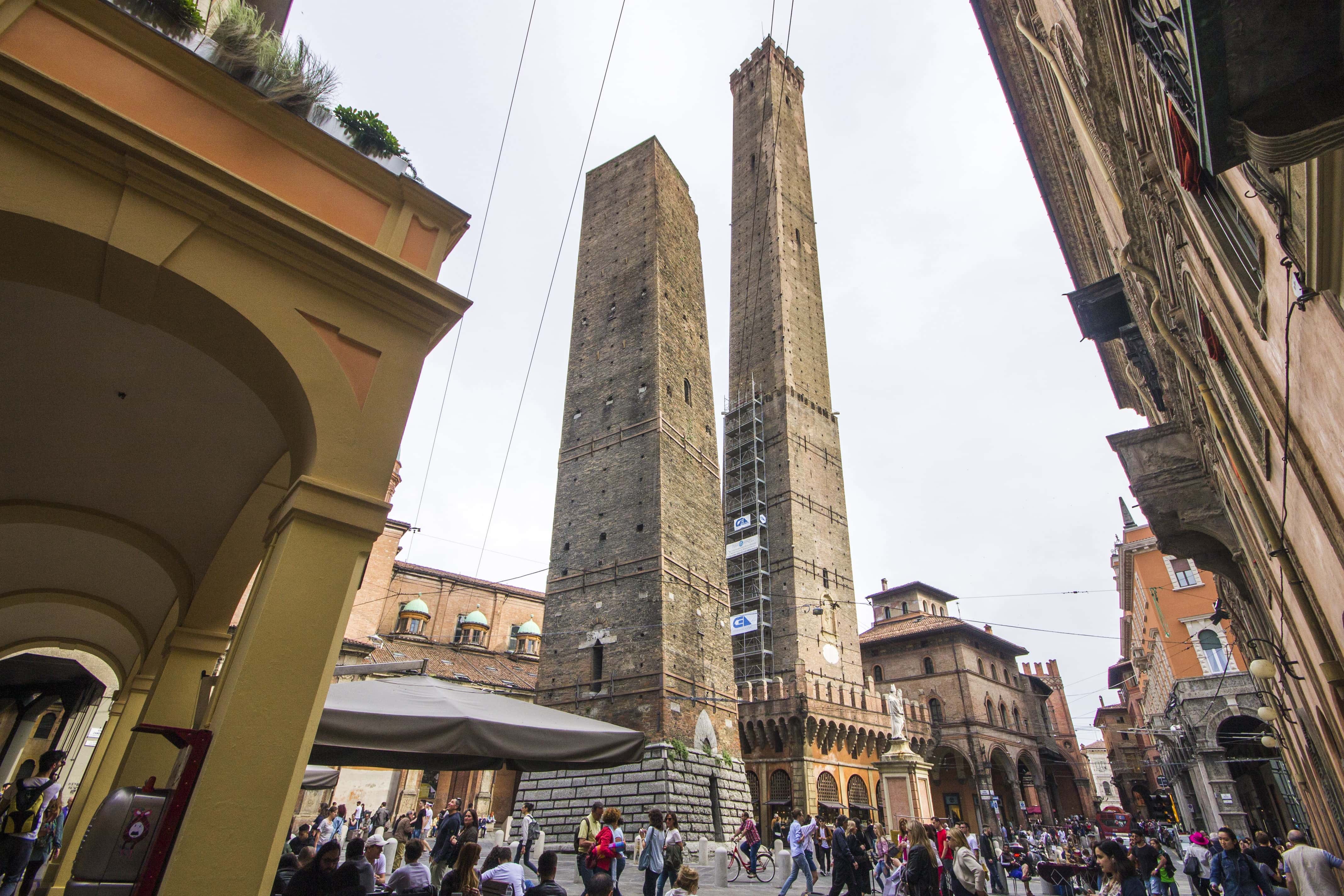 The Two Towers of Bologna