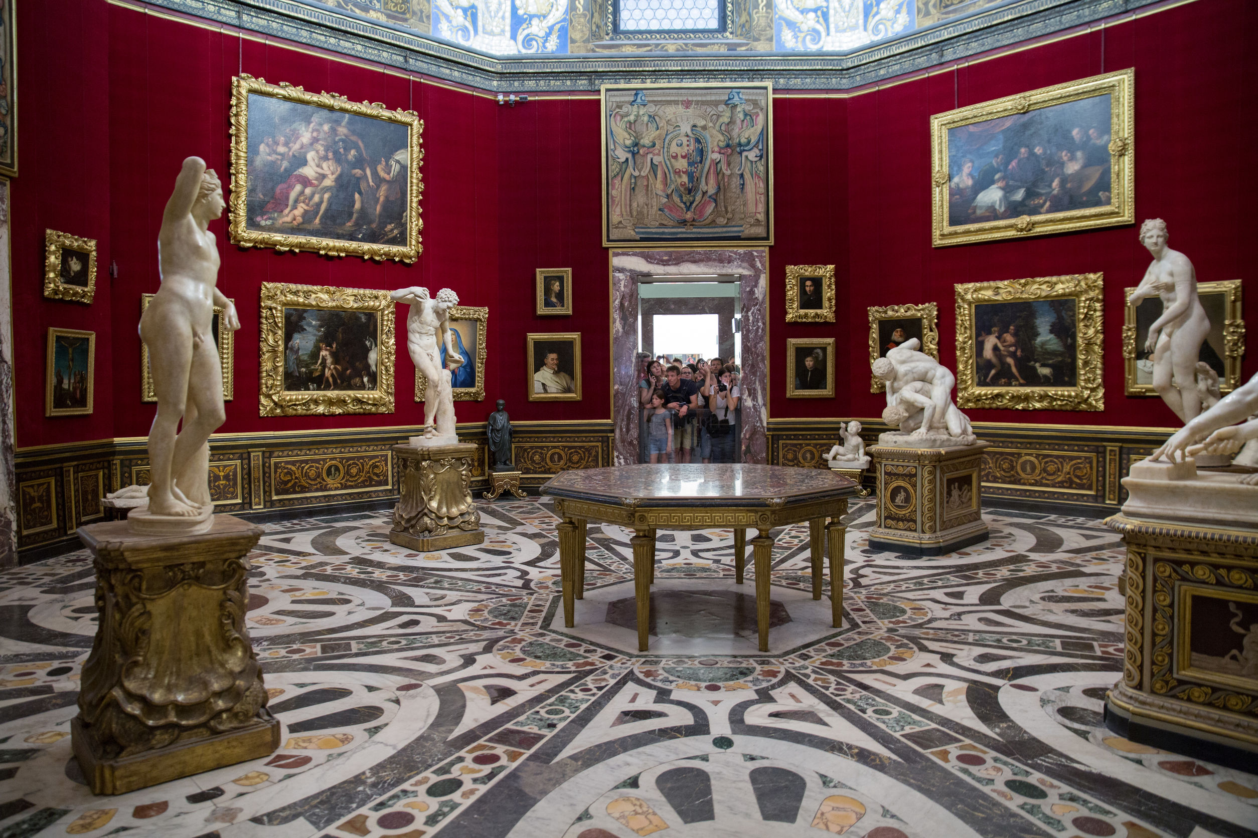 Uffizi gallery in Florence Italy