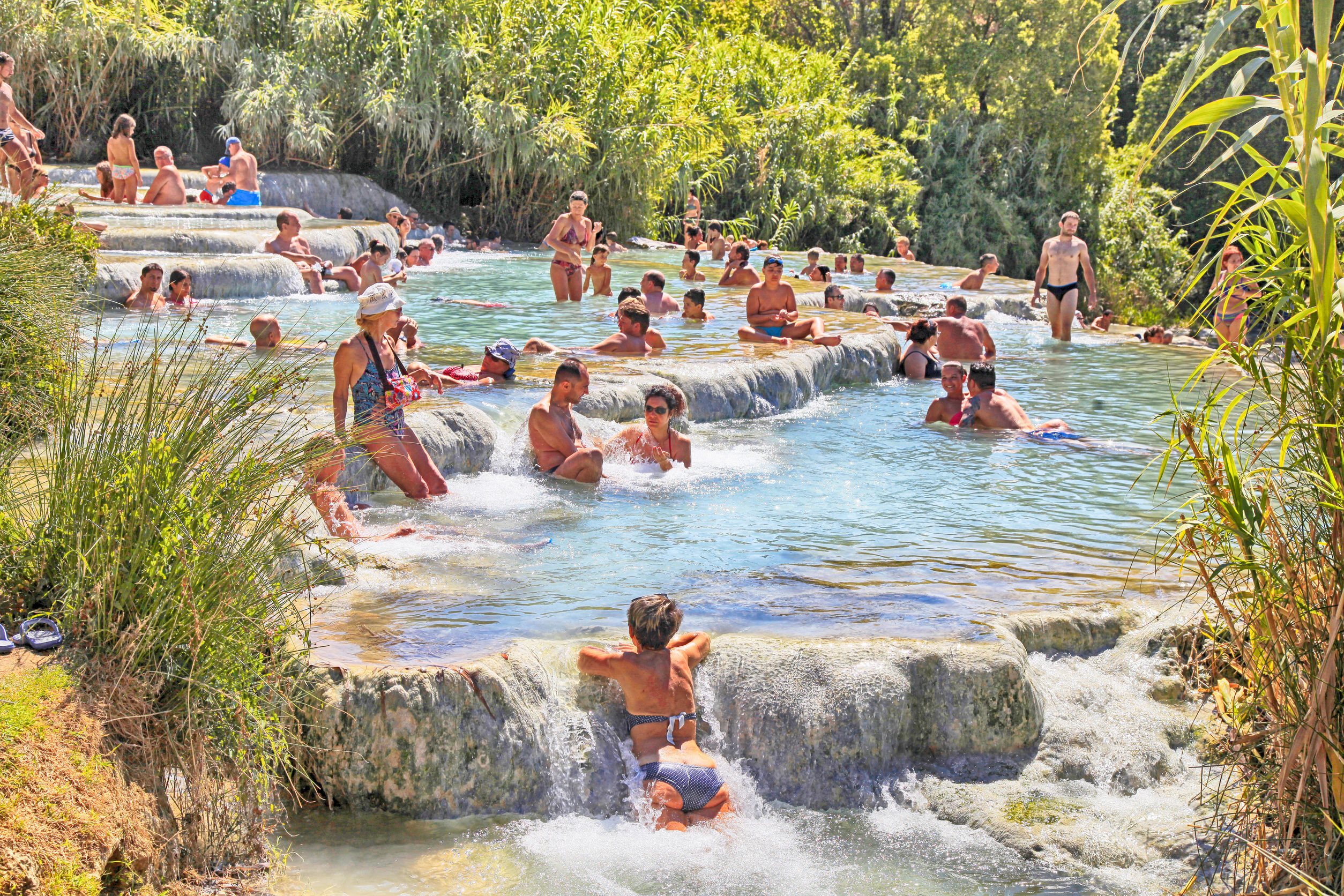 Terme di Saturnia fountain in Italy