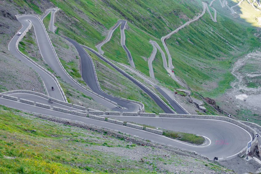 The Stelvio Pass Italy