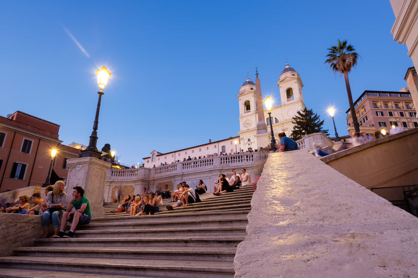 The Spanish Steps in Rome