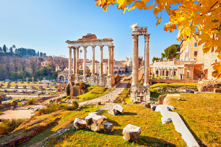 Ruins of the Ancient Roman Temples