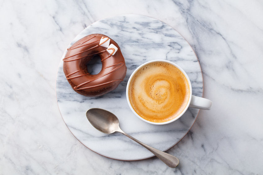 Doughnuts italian breakfast