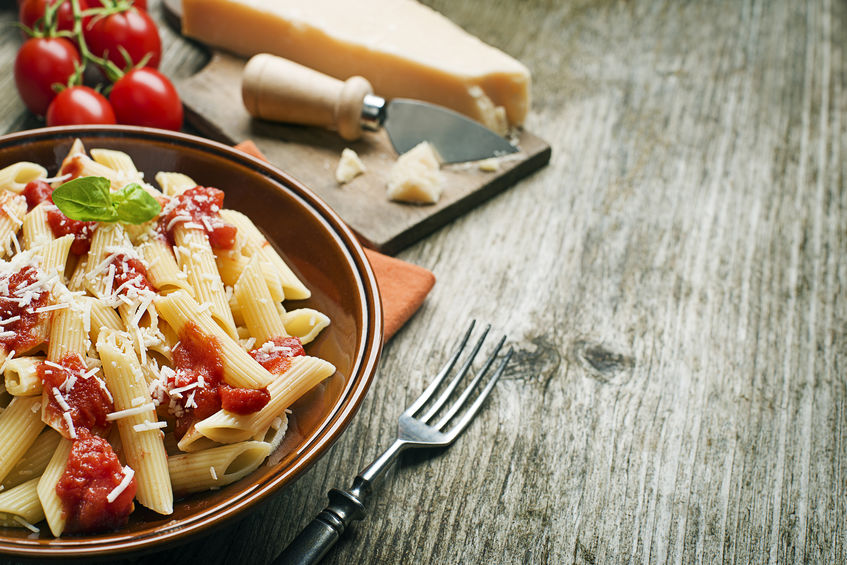 Parmesan Cheese with pasta