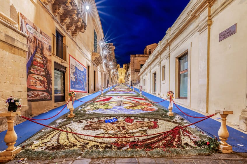 Infiorata di Noto: Aesthetic Views at the Flower Festival