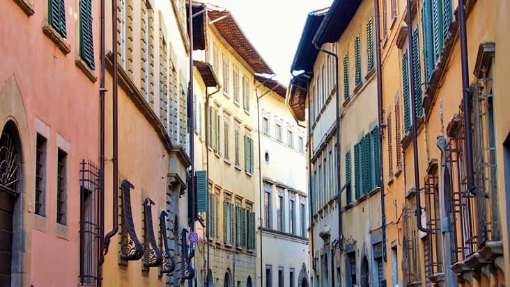 The main square in Arezzo