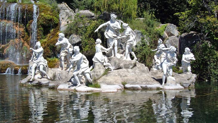 Atteone's Fountain in Caserta