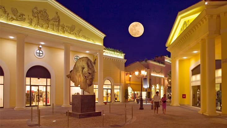 A factory store at the Outlet in Castel Romano