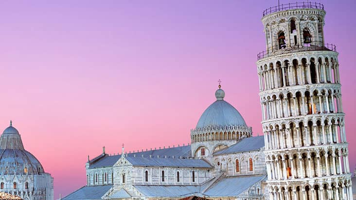 Piazzale dei Miracoli in Pisa