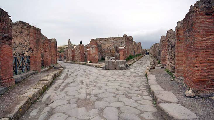 A street in Pompeii