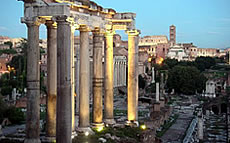 The Roman Forum in Rome