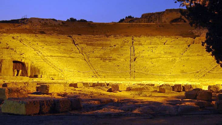 The Greek Theater in Siracusa