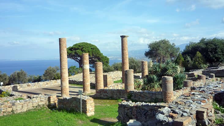 Roman ruins in Tindari